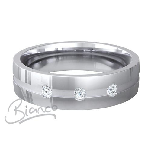 Special Designer Platinum Wedding Ring Belleza  